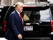 Former President Donald Trump departs Trump Tower, Wednesday, Aug. 10, 2022, in New York, on his way to the New York attorney general&#x27;s office for a deposition in a civil investigation. (AP Photo/Julia Nikhinson)