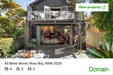 Sydney house property listing garden Domain