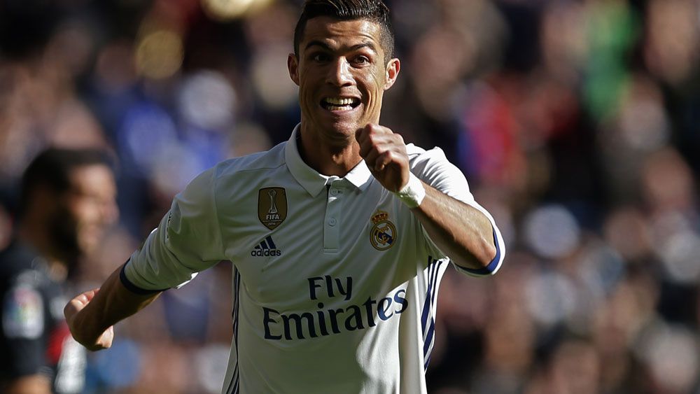 Cristiano Ronaldo and Barcelona keep marching on. (AAP)