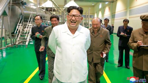 President Donald Trump has tweeted a letter him from North Korean leader Kim Jong Un heralding "epochal progress" in US-North Korea relations. Picture: AP