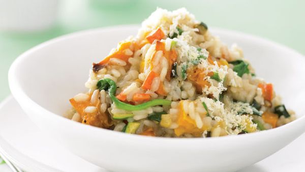 Roast vegetable risotto