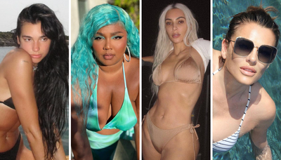 Salma Hayek Porn Anal - Celebrities in bikinis: Photos | Margot Robbie, Kourtney Kardashian, Gigi  Hadid, Miley Cyrus, Selena Gomez and more