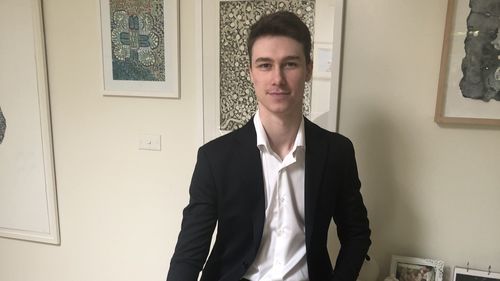 Andreas Gwy﻿ther-Gouriotis finished his honours in computer science two weeks ago.