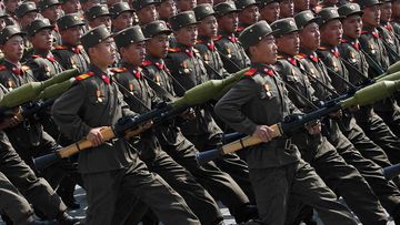North Korea is suspected of supplying grenade launchers like these to Hamas.