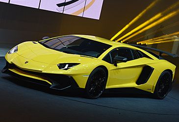 What type of engine is standard in the Lamborghini Aventador?