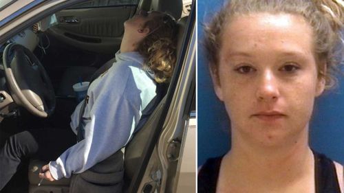 Overdosed mother found in car, needle in hand, baby in back seat