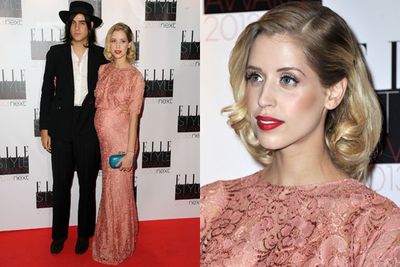 With husband Thomas Cohen at the Elle Style Awards in London. She gave birth to her second child, daughter Phaedra, in April 2013.