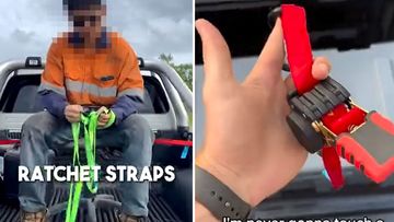 Trades Mate ratchet straps were promoted on social media