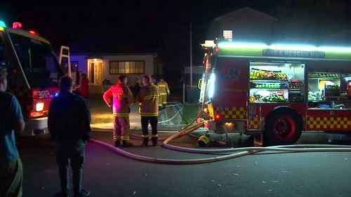 Emergency services were called to the blaze early this morning. (9NEWS)