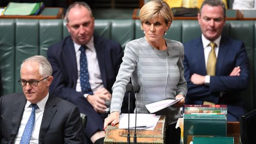 Despite being hugely popular with voters, Julie Bishop crashed out in the first round of the leadership ballot.