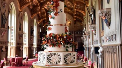 Princess Eugenie and Jack Brooksbank's red velvet wedding cake