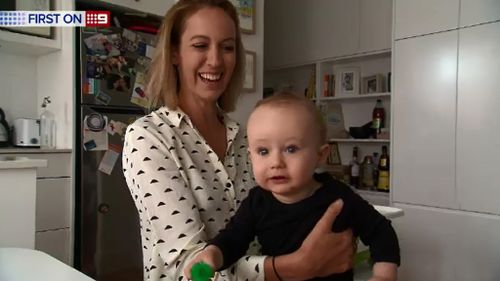 First-time mum Collen Smyth said the service was helpful. (9NEWS)