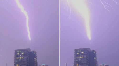 Severe thunderstorms across Australia have also brought a spike in lightning strikes.