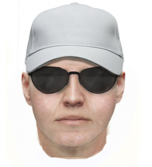 Police have released a computerized image of what they believe the suspect looks like. (Supplied)