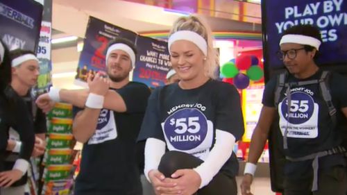 It's hoped the literal jog will act as a reminder to the Brunswick community to check their tickets. (9NEWS)