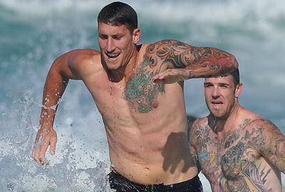 The tatt-friendly Magpies also now boast the inked Jesse White. (Getty)