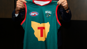 Matthew Richardson presented the new jumper and logo.