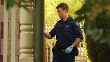 An elderly Unley woman was startled this morning when she awoke to a man inside her home.