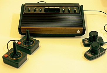 Which Atari video game console is illustrated above?