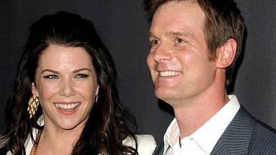 <B>Where they met:</B> <i>Parenthoo</i>d. On this family drama she plays single mum Sarah Braverman, while he plays father-and-husband Adam Braverman &mdash; Sarah's brother. Eeeeew TV incest!<br/><br/><B>Did love blossom or bomb?</B> Blossomed. Though the two kept their relationship under wraps for a while &mdash; presumably so as not to weird out audiences of their TV show &mdash; Lauren eventually revealed all in <i>Redbook </i>magazine. "It's so easy," she said of her union with Peter.