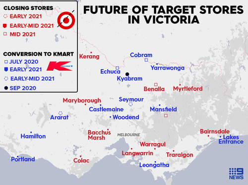 Target: A full list of all the Target stores closing in Australia, as well  as those rebranding to Kmart