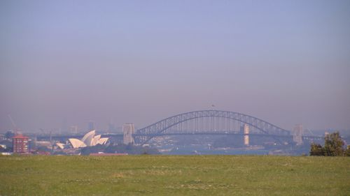 Smoke haze over Sydney amid hazard reduction burns