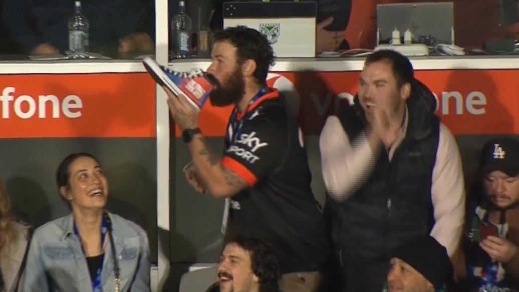 Warriors cult hero Roger Shoey Vasa-Sheck (real name Calley Gibbons) has reportedly been given a life ban from Mt Smart Stadium.