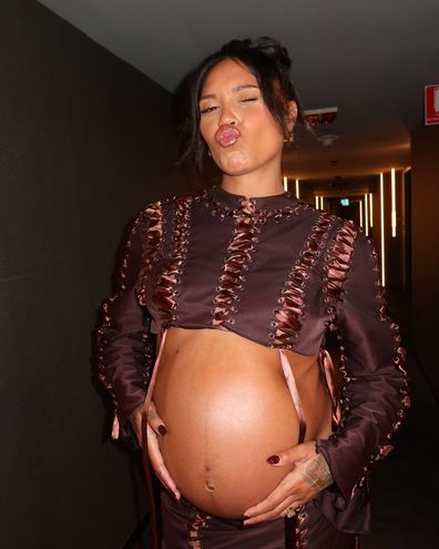Morgan Mitchell is pregnant with twins and can't wait to meet her baby girls.