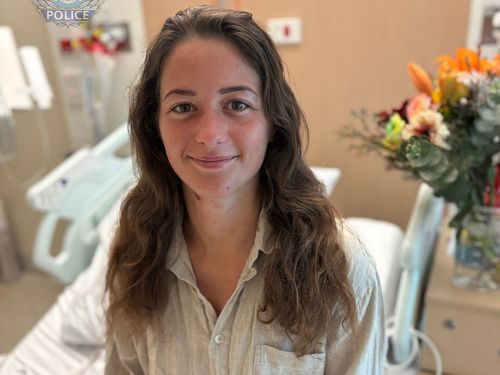 German backpacker Carolina Wilga in hospital.