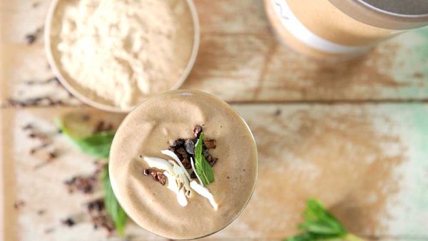 Espresso protein smoothie recipe courtesy of Australian Organic