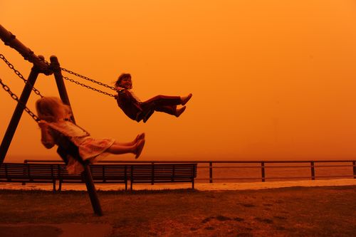 Sydney was blanketed by a dust storm in 2009.