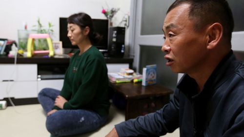 North Korean female defector Kim Sun-hee, 38, and her Korean-Chinese husband Chang Kil-dong, 48. (AP)