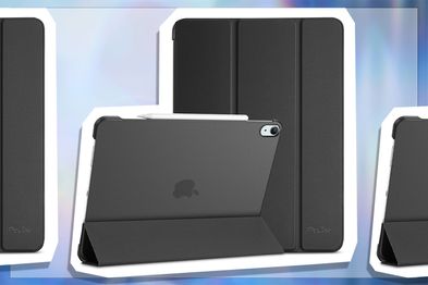 9PR: ProCase Smart Folio Case for Apple iPad Air 13-Inch, Black