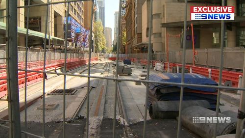 Construction of Sydney's much maligned CBD-South East Light Rail is woefully late. (9NEWS) 