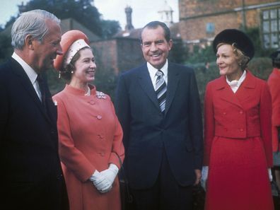 Queen Elizabeth II with Richard Nixon