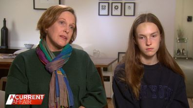 Melinda Walker and her daughter Chloe, 15.