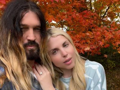 Billy Ray Cyrus and Aussie singer Firerose seemingly confirm engagement.