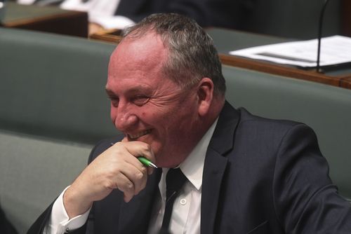 Former deputy PM  Barnaby Joyce is also threatening to cross the floor unless lower power bills are assured. Picture: AAP
