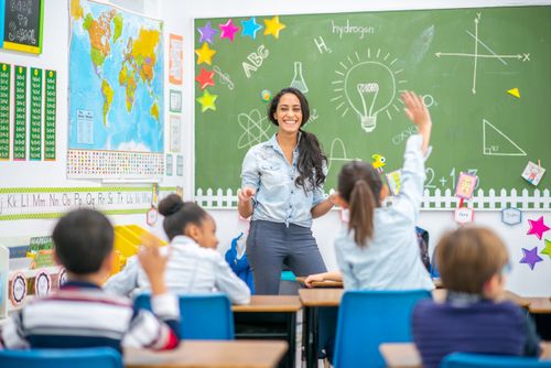 School teacher stock photo