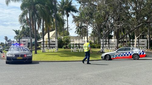 Police operation in Port Macquarie, NSW.