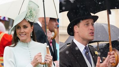 Royals looking stylish in the rain