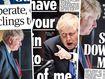 How British front pages are reporting the Boris Johnson saga