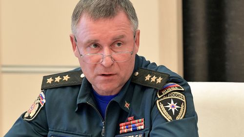 Russian Emergency Situation Minister Yevgeny Zinichev died during a training exercise in the Arctic.