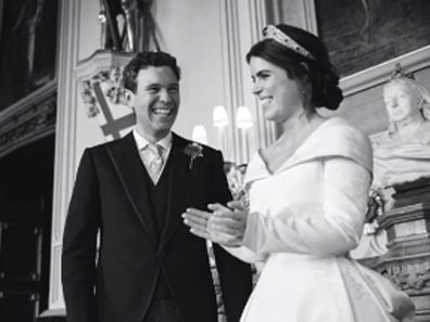 Princess Eugenie and Jack Brooksbank on their wedding day.