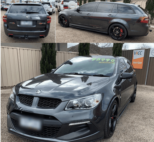 A $100,000 Holden has been stolen from a caryard in Mansfield, Victoria.