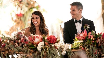 Official pictures from KC and Drew's wedding day on MAFS 2020