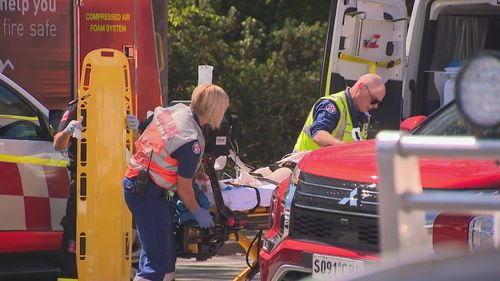 A woman has been injured after she was allegedly hit by a truck in Lilyfield, Sydney.