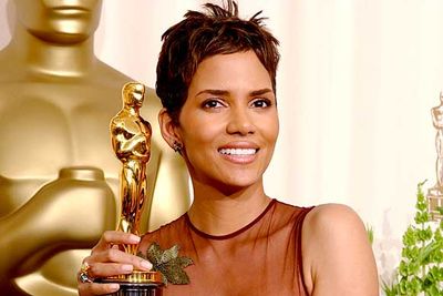 <B>The Oscar:</B> Best Actress for <I>Monster's Ball</I>, at the 75th Academy Awards (2002).<br/><br/><B>The speech:</B> The first African-American to win the Academy Award for Best Actress, Halle cried through her entire speech, moving practically the entire audience to tears along with her.<br/><br/><B>Best bit:</B> "This is for every woman of colour who now has a chance because this door tonight has been opened."