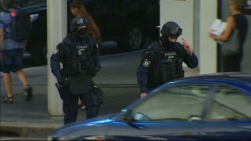 Police have said the operation is not terrorism-related. (9NEWS)