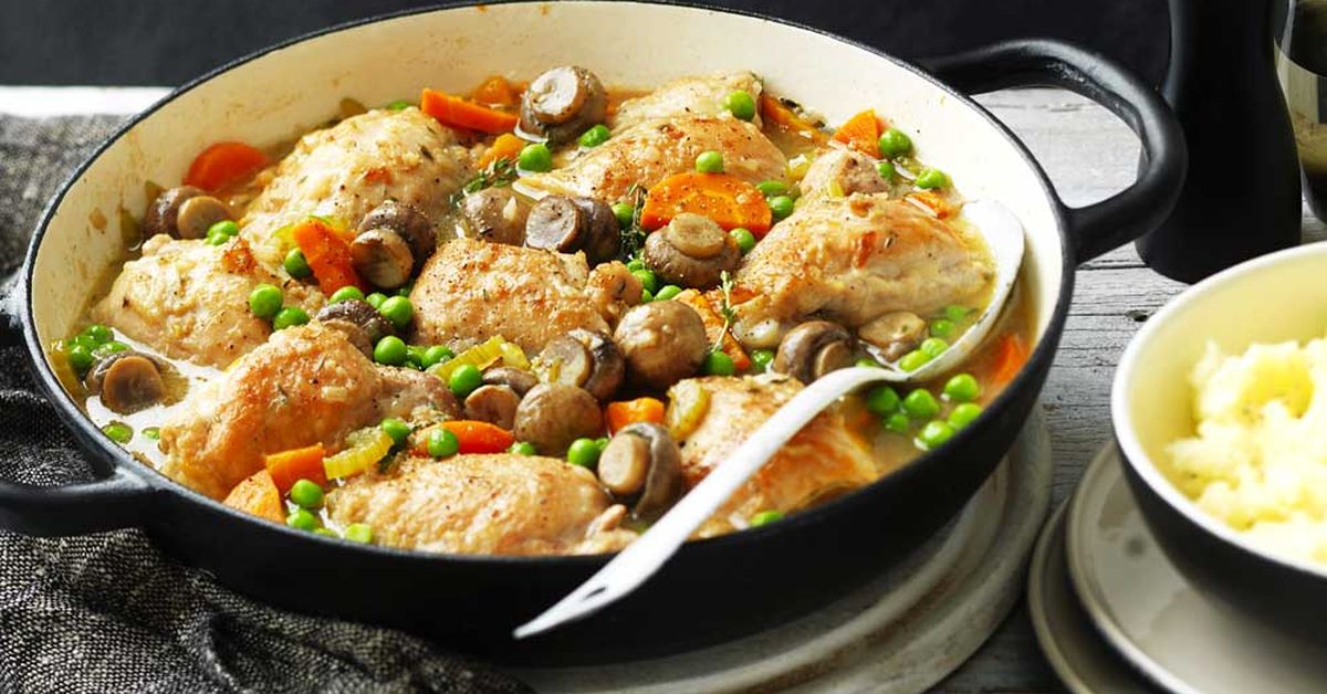 Chicken And Mushroom Casserole Recipe Nine Kitchen 9kitchen